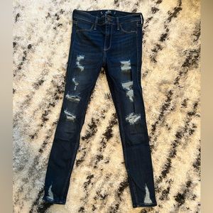 Jean Legging with rips